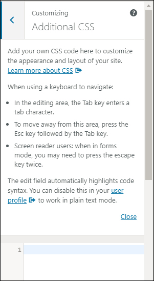 Edit your WordPress Theme CSS